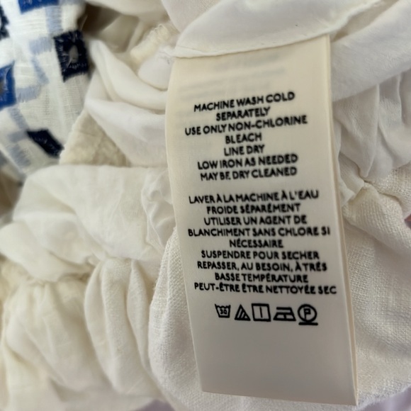 NWOT FP FREE PEOPLE
Joni Embroidered Top - Blue & White - Picture 10 of 10